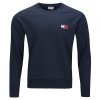 Bluza Tommy Jeans męska granatowa logo bawełniana